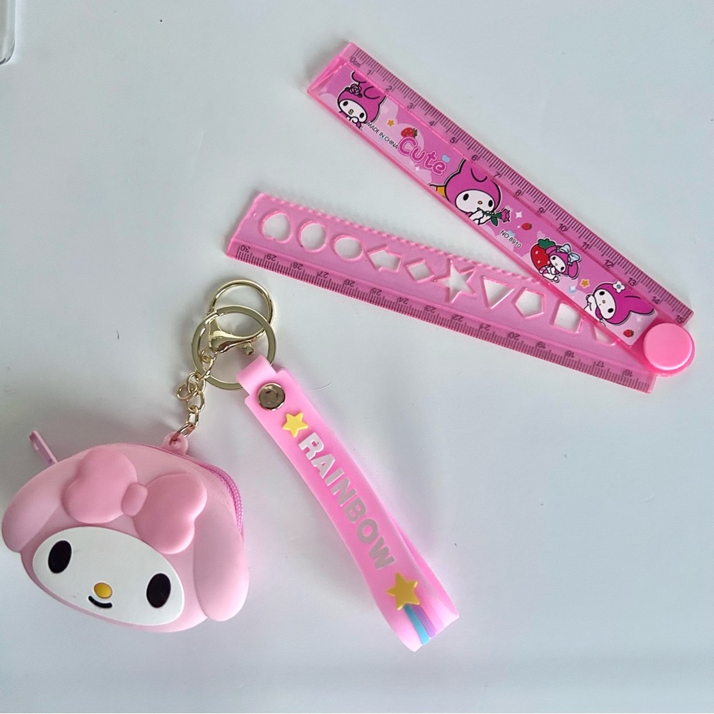 💝(MY324) My Melody Adorable 10-Piece Pencil Case Mini Bundle! - Picture 8 of 9